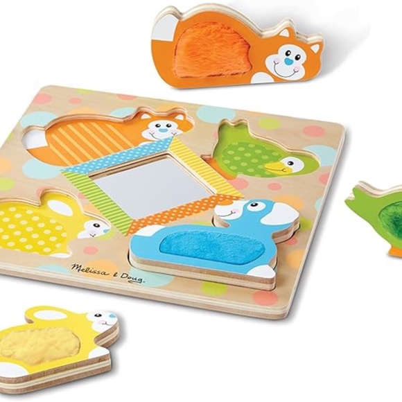 Melissa & Doug Bundle of 2 Wooden Puzzles Ages 12 months to 2 EUC - Picture 5 of 12